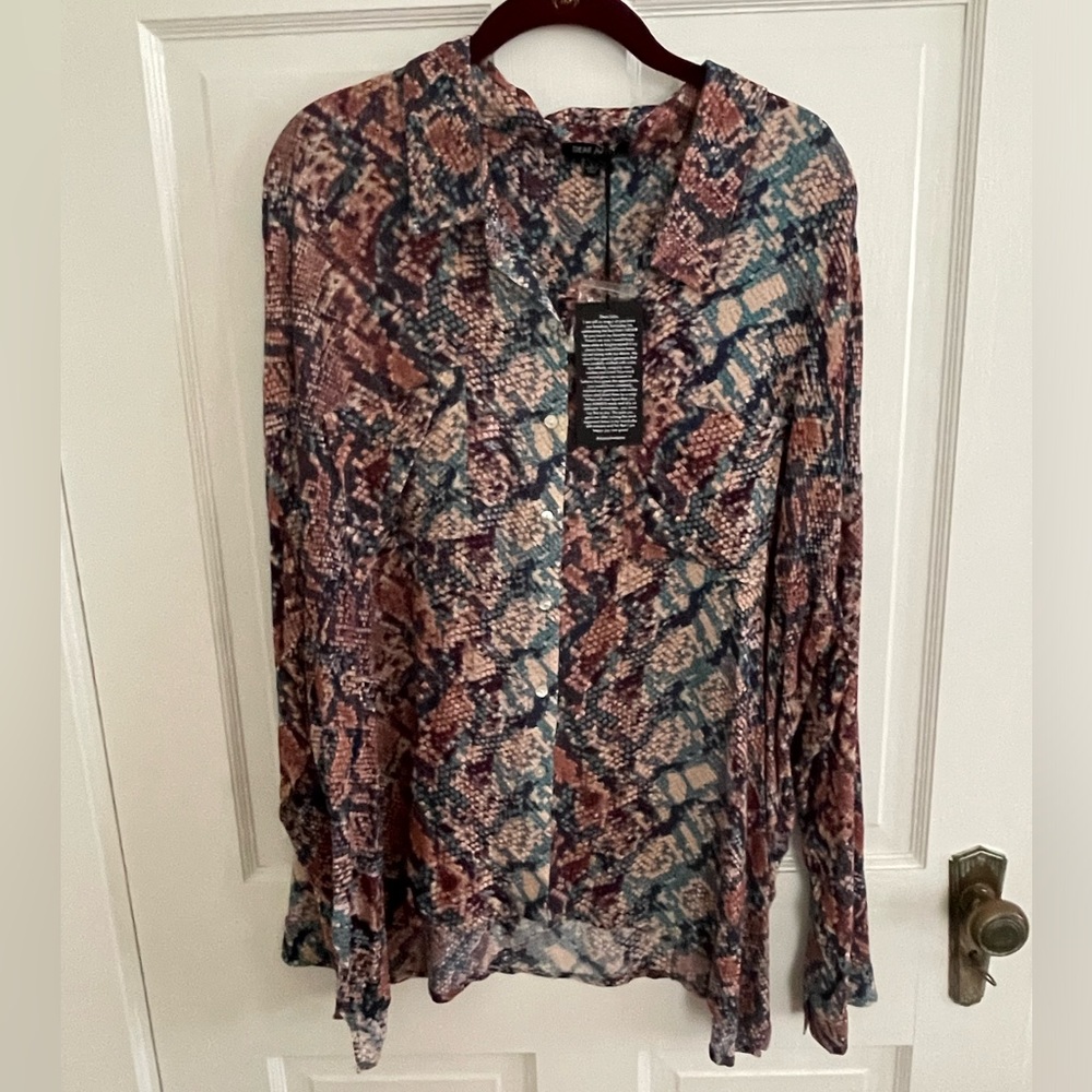 Dear John button up top